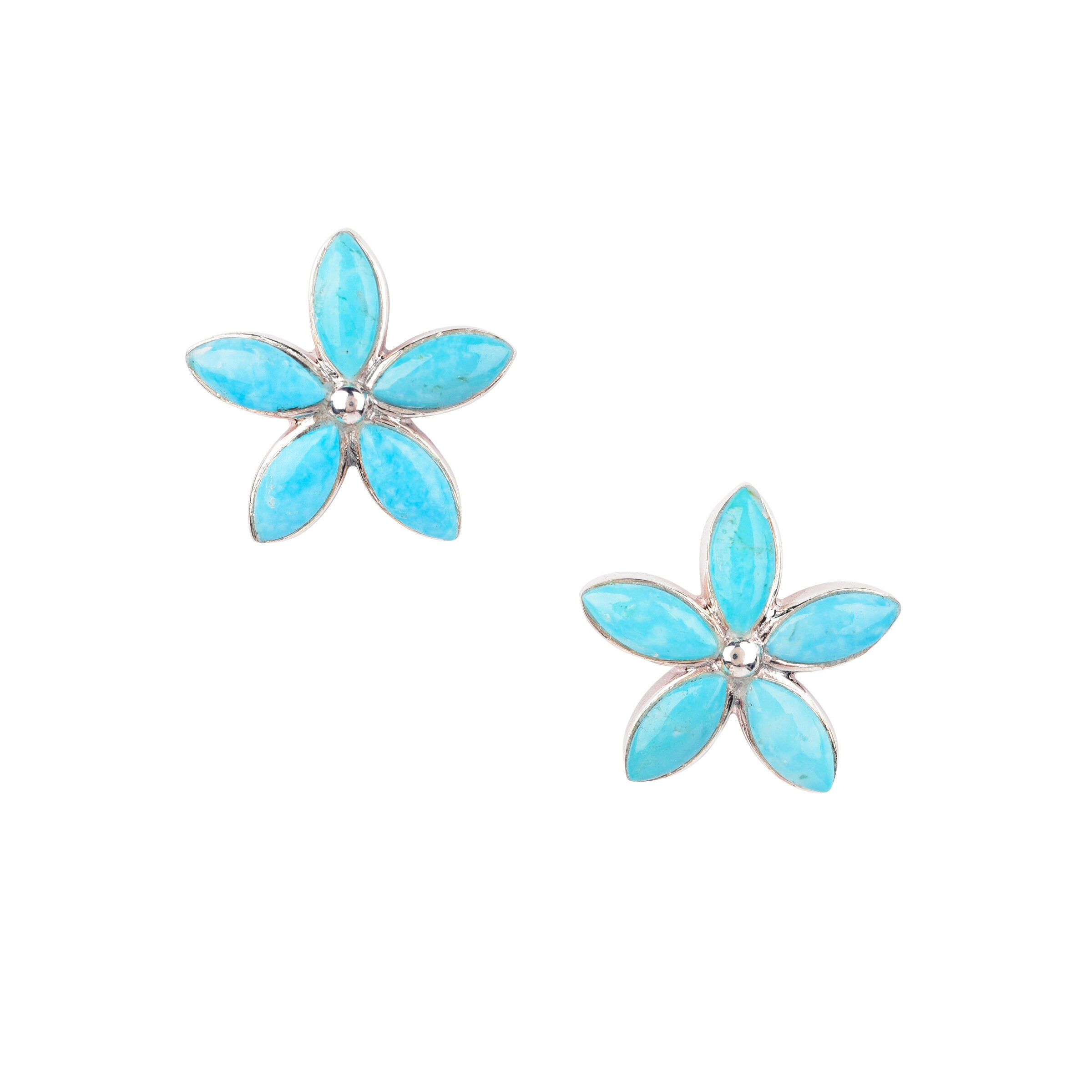 Bloom Earrings - Turquoise